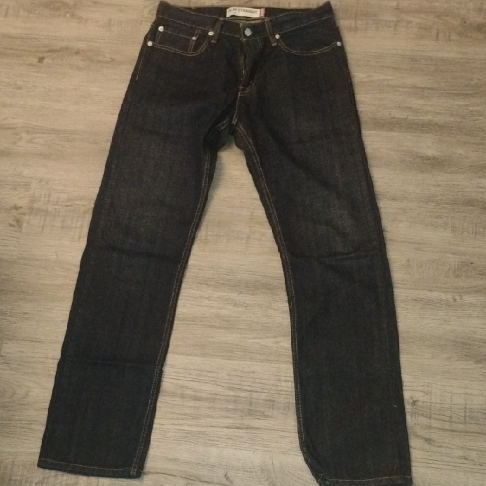 Levi's Men's Deep Indigo Straight Jeans